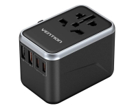 Vention Uniwersalny adapter podróżny 65W GaN 2x USB-A 2x USB-C - 1543464 - zdjęcie 3